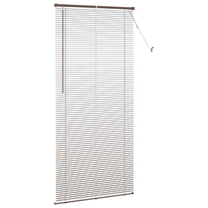 Dunkelbraune PVC Jalousie 213x80cm