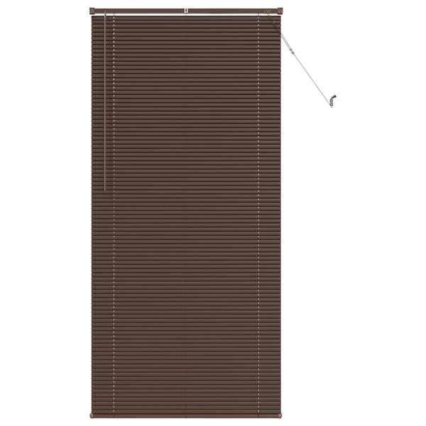 Dunkelbraune PVC Jalousie 213x80cm