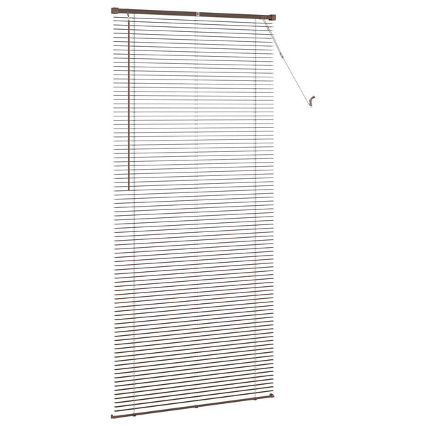 Dunkelbraune PVC Jalousie 213x100cm