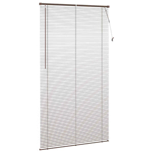 Dunkelbraune PVC Jalousie 213x110 cm