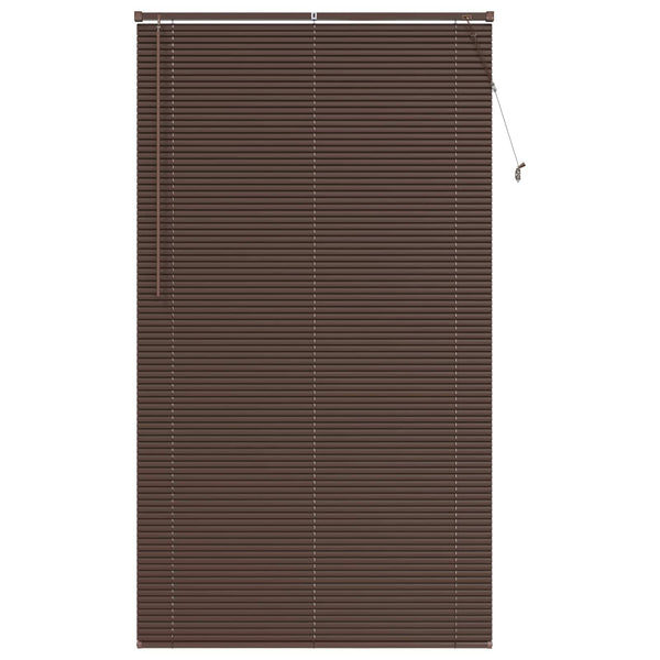 Dunkelbraune PVC Jalousie 213x110 cm