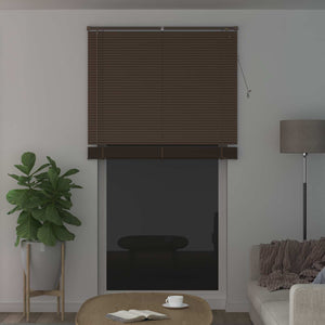 Dunkelbraune PVC Jalousie 213x120cm