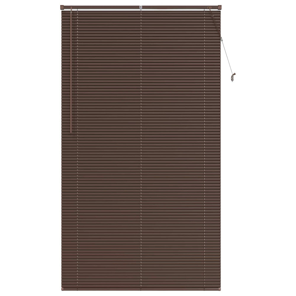 Dunkelbraune PVC Jalousie 213x120cm