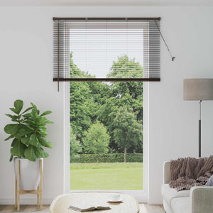 Dunkelbraune PVC Jalousie 213x140cm