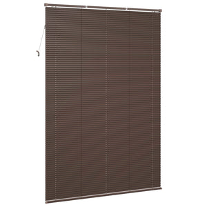 Dunkelbraune PVC Jalousie 213x140cm