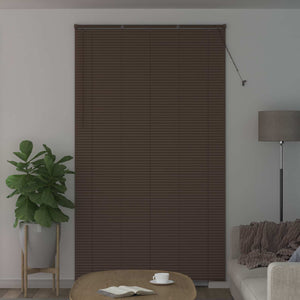 Dunkelbraune PVC Jalousie 213x150cm