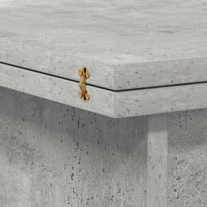 Beton Grau Couchtisch 55x54,5 cm