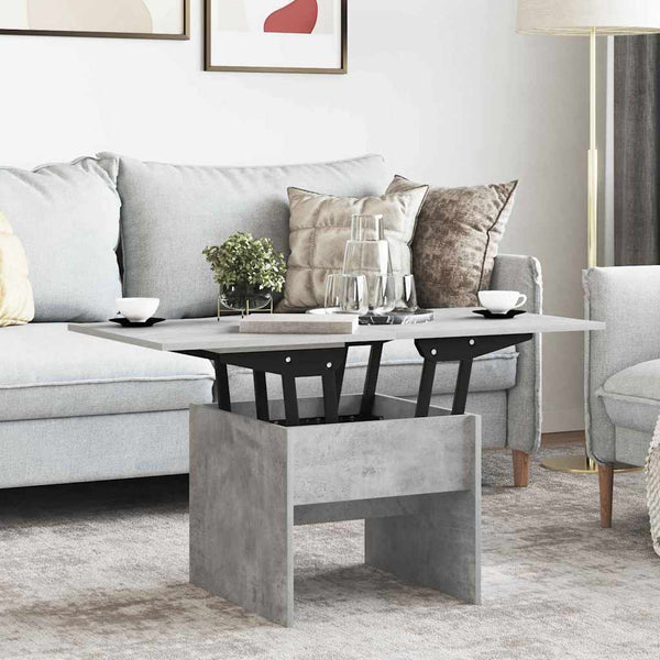 Beton Grau Couchtisch 55x54,5 cm