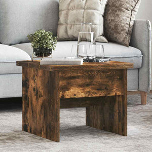 vidaXL Table basse chêne fumé 55 x 54,5 x 45 cm bois d'ingénierie
