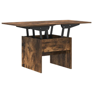 vidaXL Table basse chêne fumé 55 x 54,5 x 45 cm bois d'ingénierie