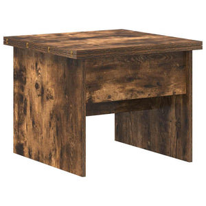 vidaXL Table basse chêne fumé 55 x 54,5 x 45 cm bois d'ingénierie