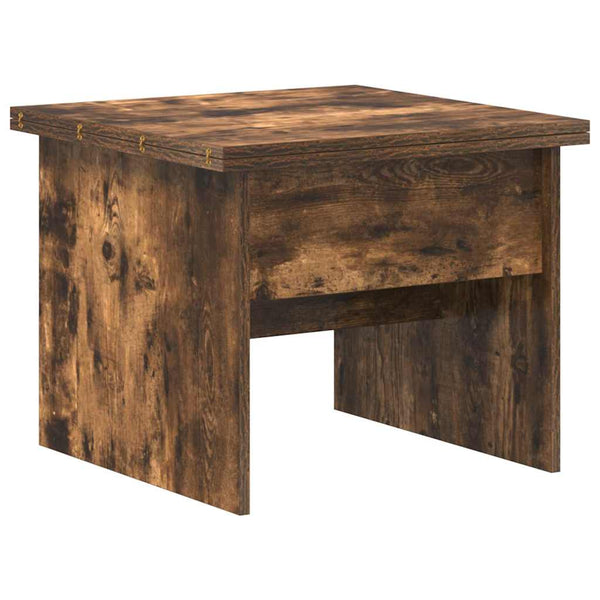 vidaXL Table basse chêne fumé 55 x 54,5 x 45 cm bois d'ingénierie