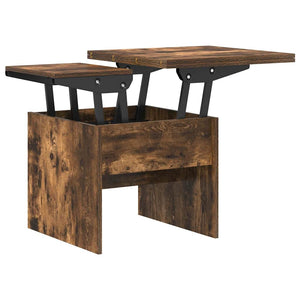 vidaXL Table basse chêne fumé 55 x 54,5 x 45 cm bois d'ingénierie
