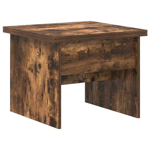 vidaXL Table basse chêne fumé 55 x 54,5 x 45 cm bois d'ingénierie