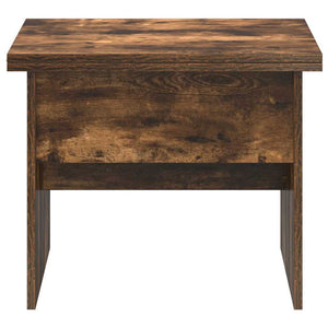 vidaXL Table basse chêne fumé 55 x 54,5 x 45 cm bois d'ingénierie