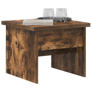 vidaXL Table basse chêne fumé 55 x 54,5 x 45 cm bois d'ingénierie