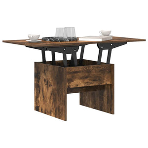 vidaXL Table basse chêne fumé 55 x 54,5 x 45 cm bois d'ingénierie
