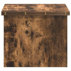 vidaXL Table basse chêne fumé 55 x 54,5 x 45 cm bois d'ingénierie