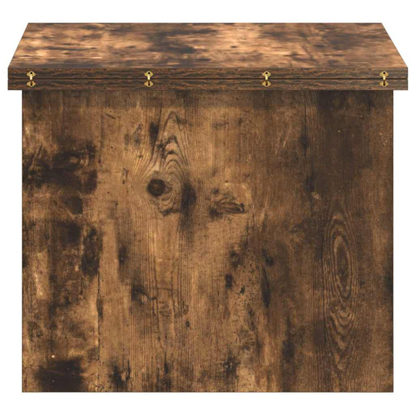 vidaXL Table basse chêne fumé 55 x 54,5 x 45 cm bois d'ingénierie