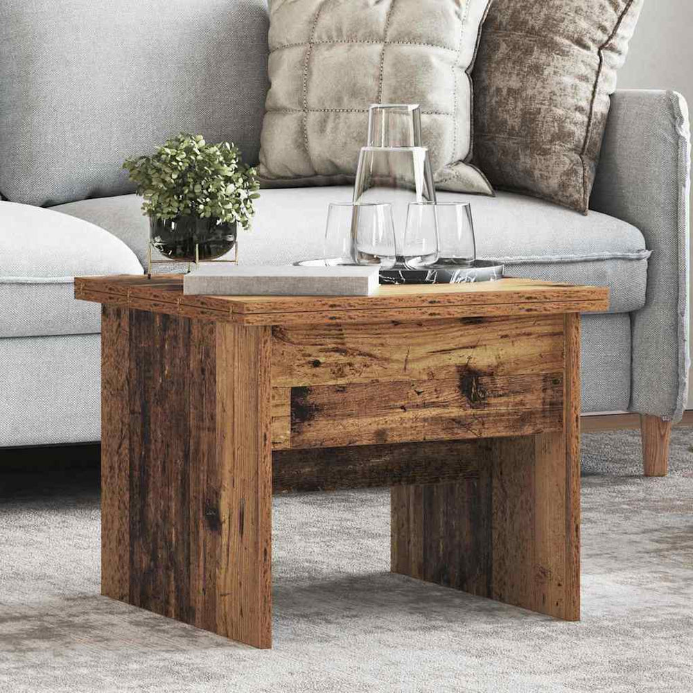 Couchtisch Altholz, 55x54,5x45 cm