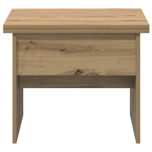 vidaXL Table basse chêne artisan 55 x 54,5 x 45 cm bois d'ingénierie