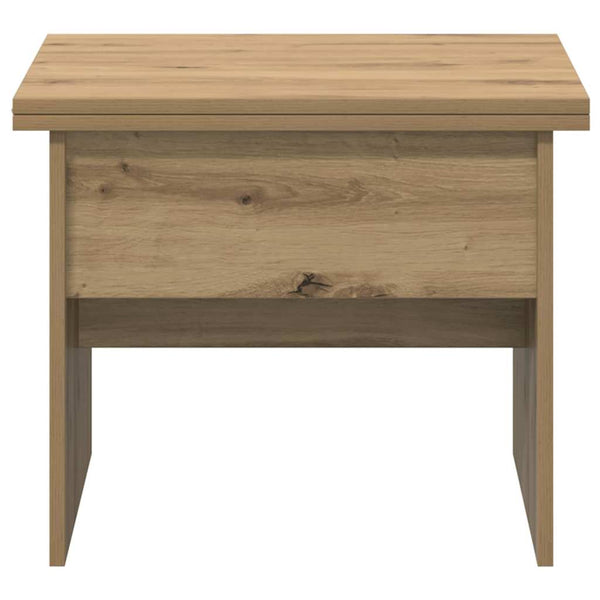 vidaXL Table basse chêne artisan 55 x 54,5 x 45 cm bois d'ingénierie