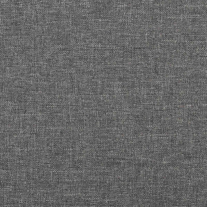 Wandpaneele Kopfteil Hellgrau Stoff 60x15cm - 12er Set