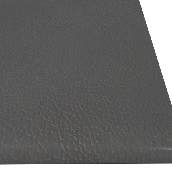 Wandkopfteile Grau Stoff 60x15cm, 12er Set
