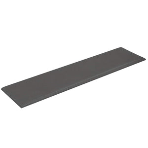 Wandkopfteile Grau Stoff 60x15cm, 12er Set