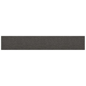 Wandkopfteile Dunkelgrau Stoff 90x15cm, 12 Stk.