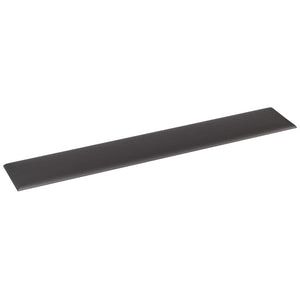 Wandkopfteile Grau Stoff 90x15cm, 12 Stk.