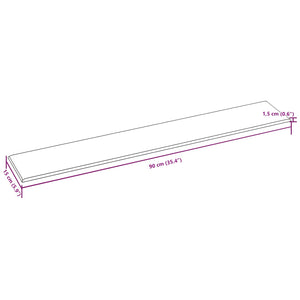 Wandkopfteile Grau Stoff 90x15cm, 12 Stk.