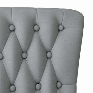 Schlafsessel Hellgrau Stoff 56,5x70x110cm
