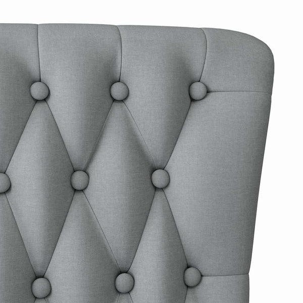 Schlafsessel Hellgrau Stoff 56,5x70x110cm