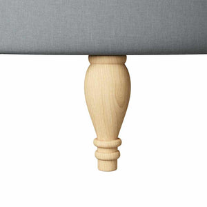 Schlafsessel Hellgrau Stoff 56,5x70x110cm