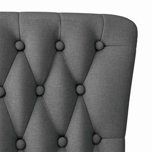 Schlafsessel Dunkelgrau Stoff 56,5x70x110cm