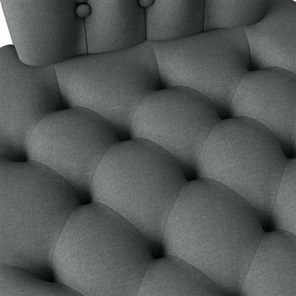 Schlafsessel Dunkelgrau Stoff 56,5x70x110cm