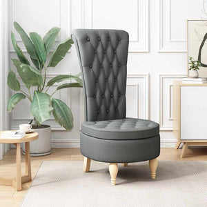 Schlafsessel Dunkelgrau Stoff 56,5x70x110cm