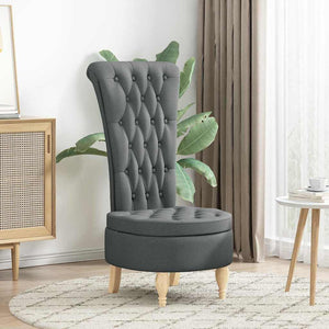 Schlafsessel Dunkelgrau Stoff 56,5x70x110cm