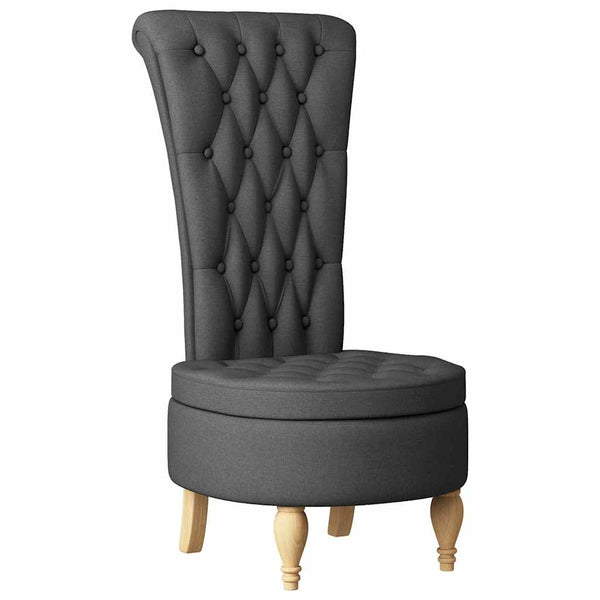 Schlafsessel Dunkelgrau Stoff 56,5x70x110cm