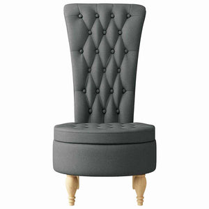 Schlafsessel Dunkelgrau Stoff 56,5x70x110cm