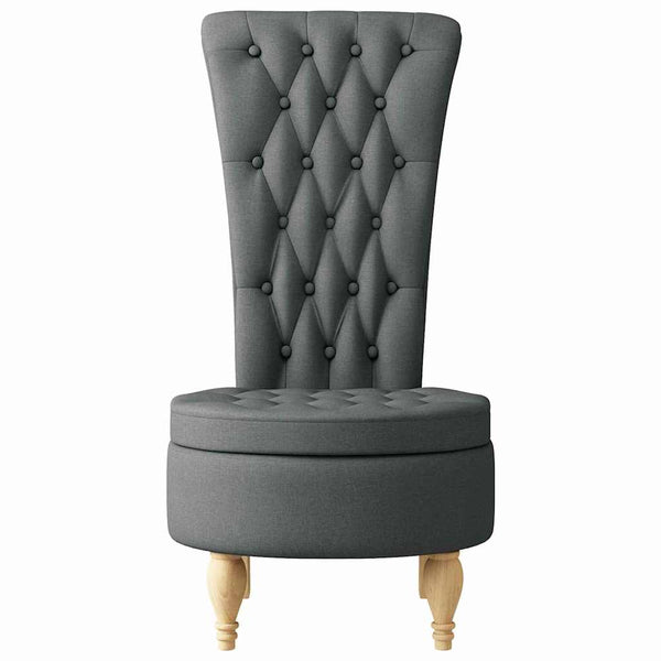 Schlafsessel Dunkelgrau Stoff 56,5x70x110cm