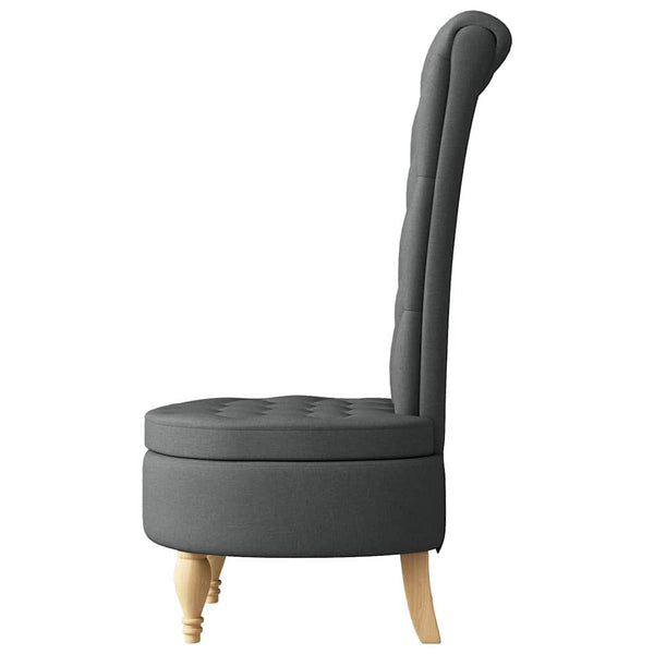 Schlafsessel Dunkelgrau Stoff 56,5x70x110cm