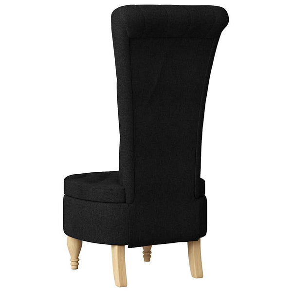 Schwarzer Schlafsessel Stoff 56,5x70x110 cm