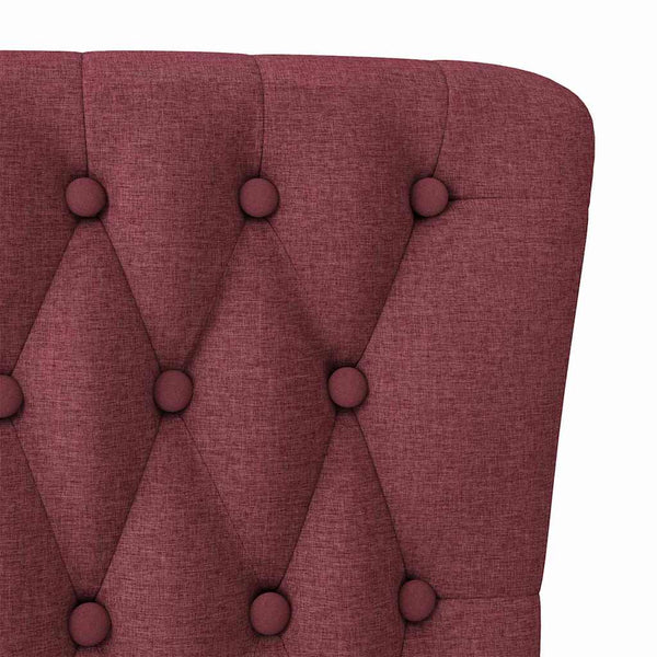 Weinroter Schlafsessel Stoff 56,5x70x110 cm