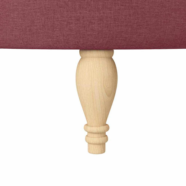 Weinroter Schlafsessel Stoff 56,5x70x110 cm