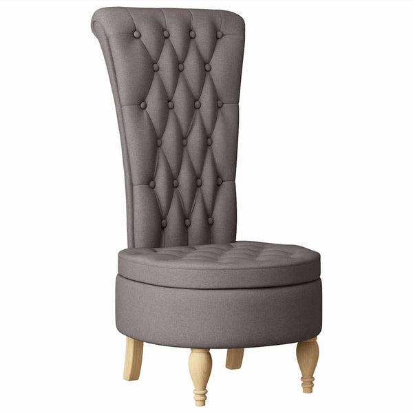 Schlafsessel Taupe Stoff 56,5x70x110 cm
