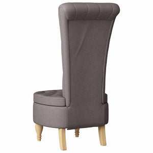 Schlafsessel Taupe Stoff 56,5x70x110 cm