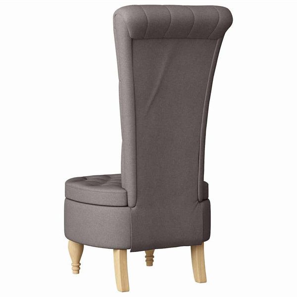 Schlafsessel Taupe Stoff 56,5x70x110 cm