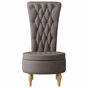 Schlafsessel Taupe Stoff 56,5x70x110 cm